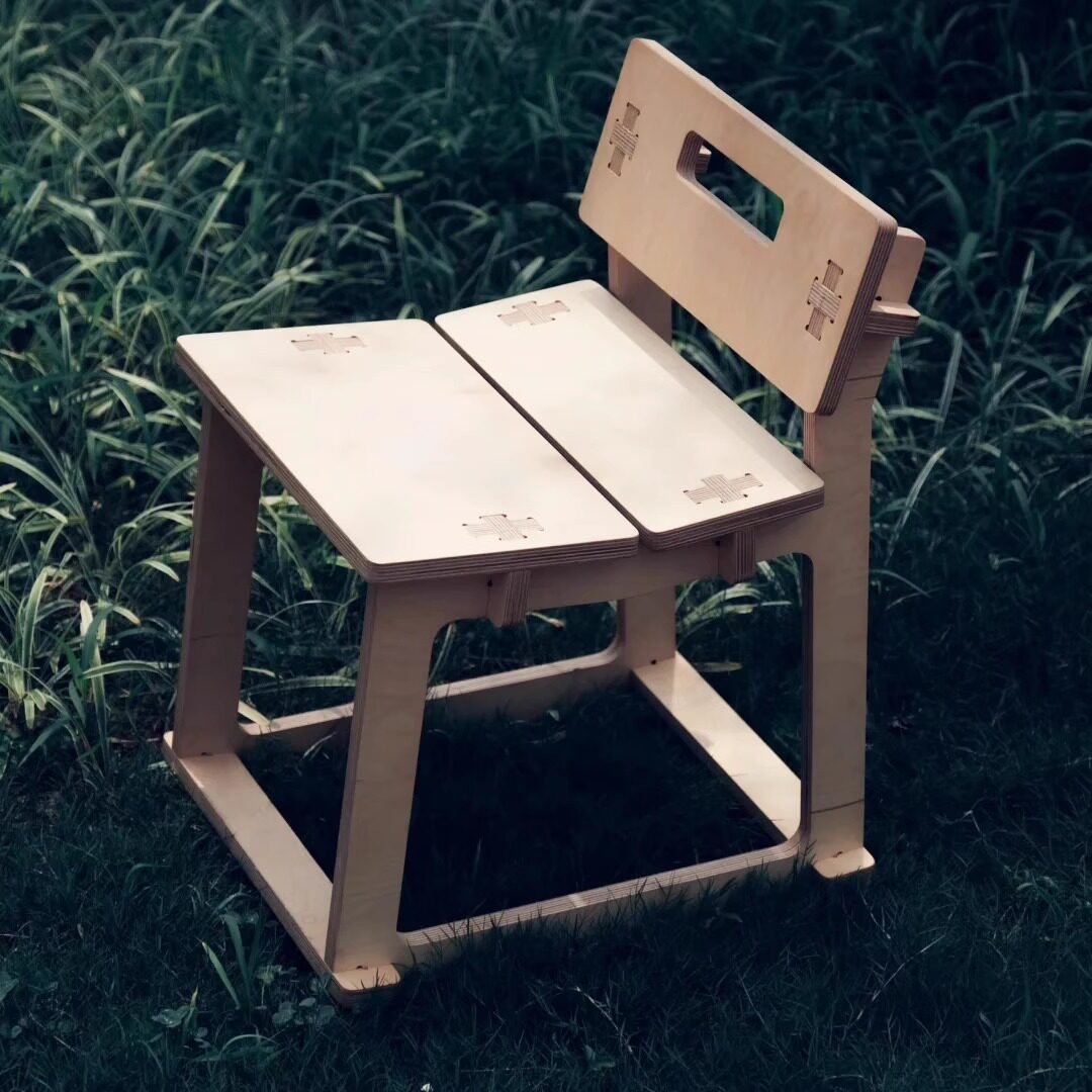 Birch Plywood Lounge Chair | Minimalist Studio & Café Chair