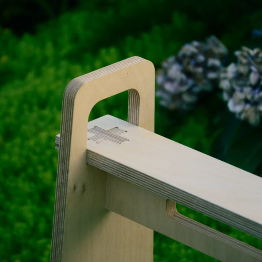 Minimalist Plywood Stool | Modern Coffee & Entryway Seat