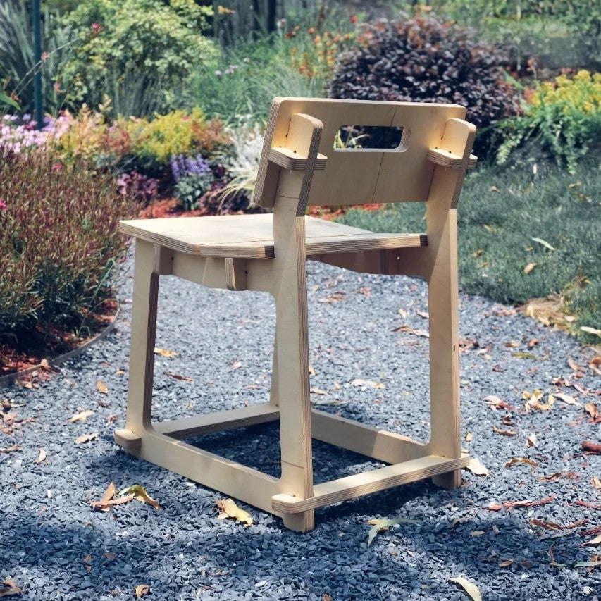 Birch Plywood Lounge Chair | Minimalist Studio & Café Chair