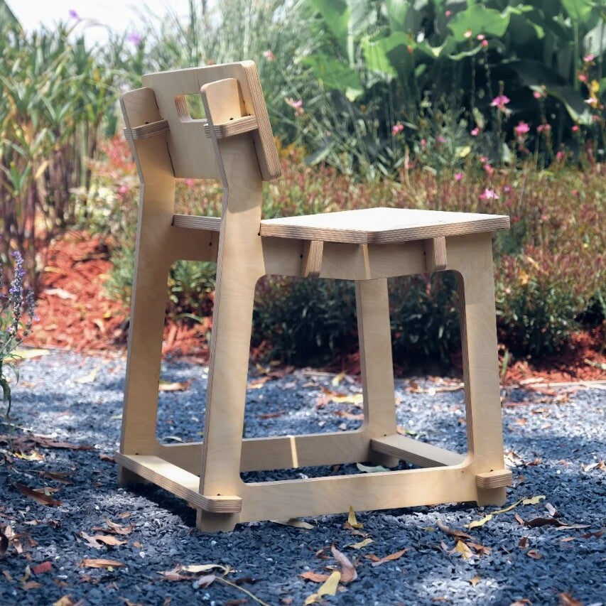 Birch Plywood Lounge Chair | Minimalist Studio & Café Chair