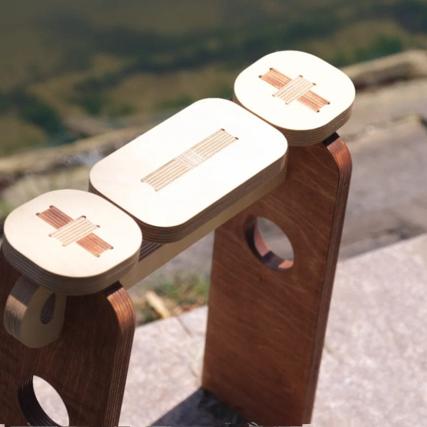 Minimalist Plywood Stool | Modern Coffee & Entryway Seat