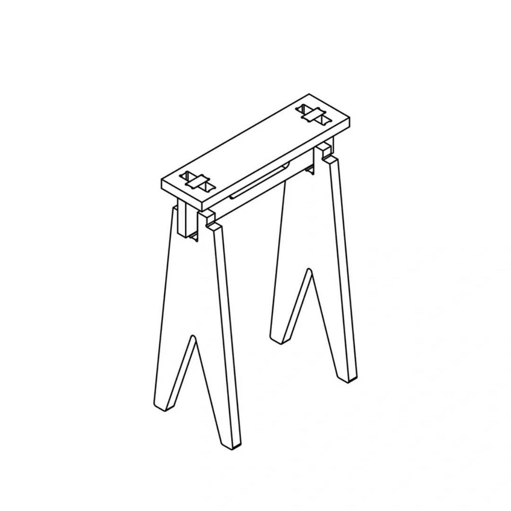 Minimalist Plywood Low Stool | Industrial Tea Room & Studio Seat