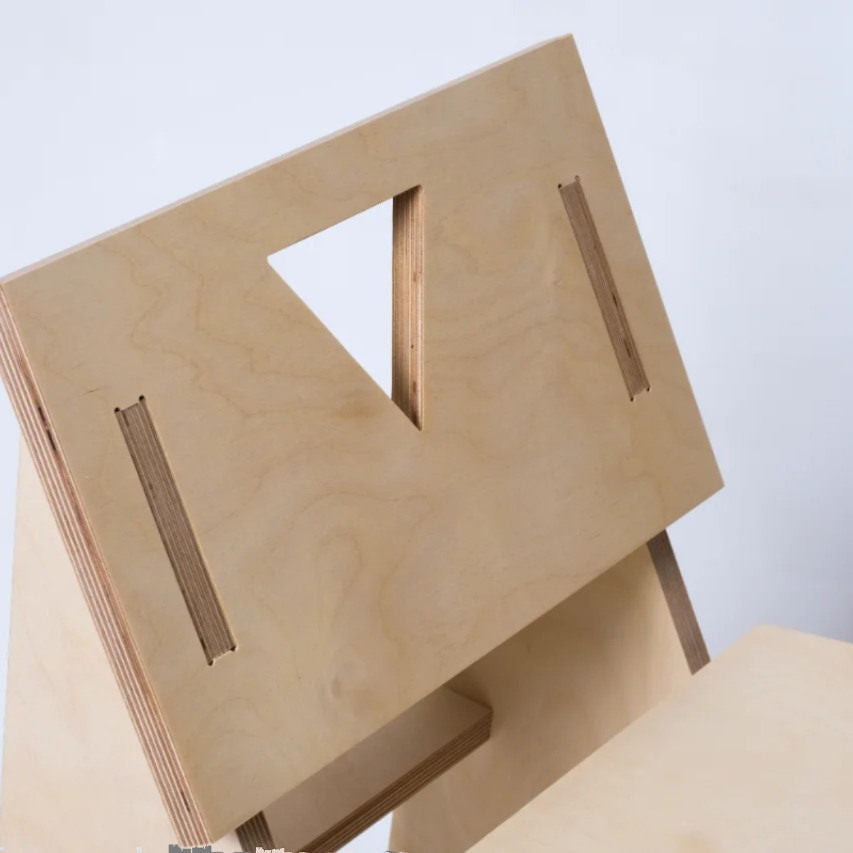 Birch Plywood Lounge Chair | Minimalist Café & Studio Chair