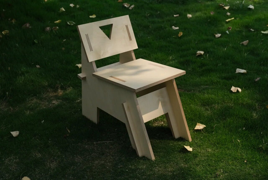 Birch Plywood Lounge Chair | Minimalist Café & Studio Chair