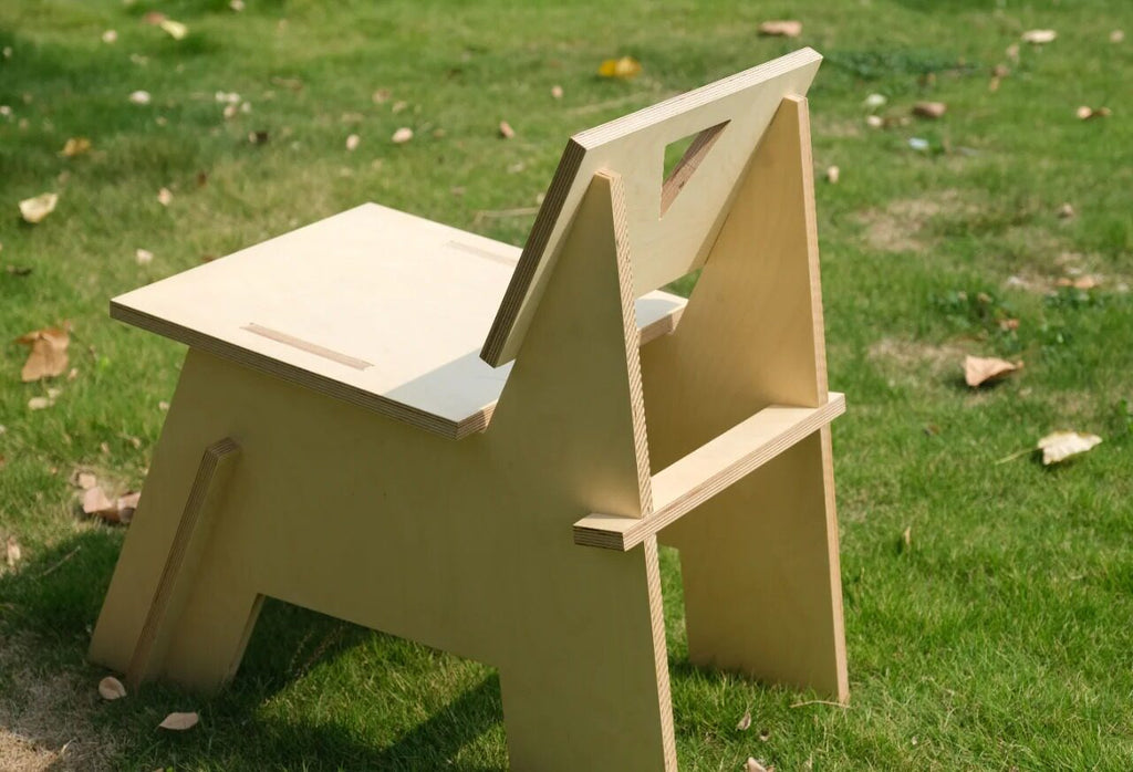 Birch Plywood Lounge Chair | Minimalist Café & Studio Chair